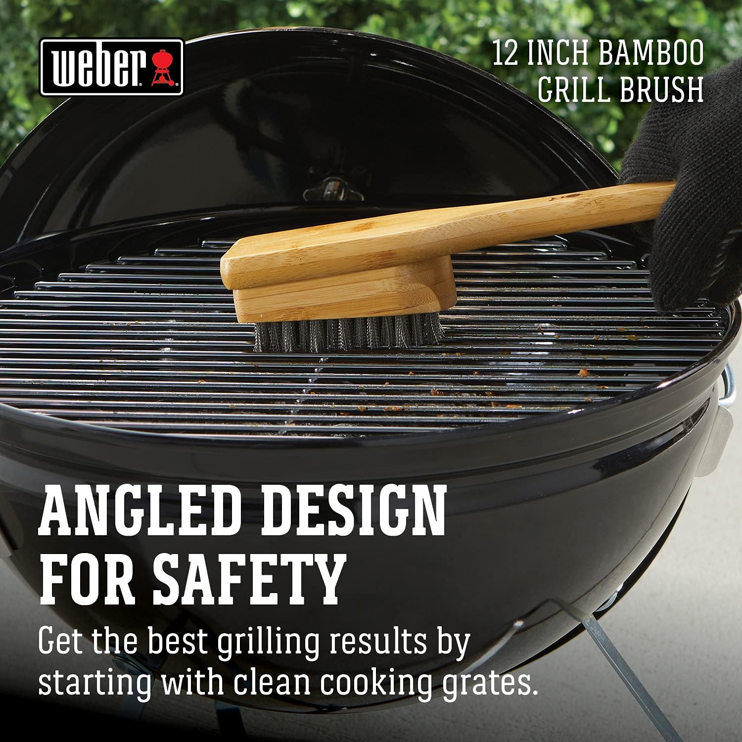 Weber Bamboo Grill Brush 12In.30.5Cm