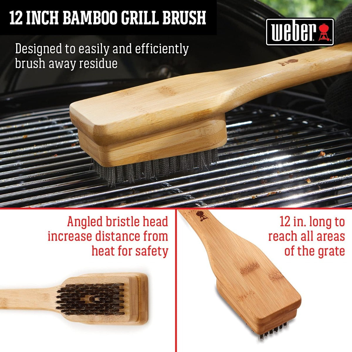 Weber Bamboo Grill Brush