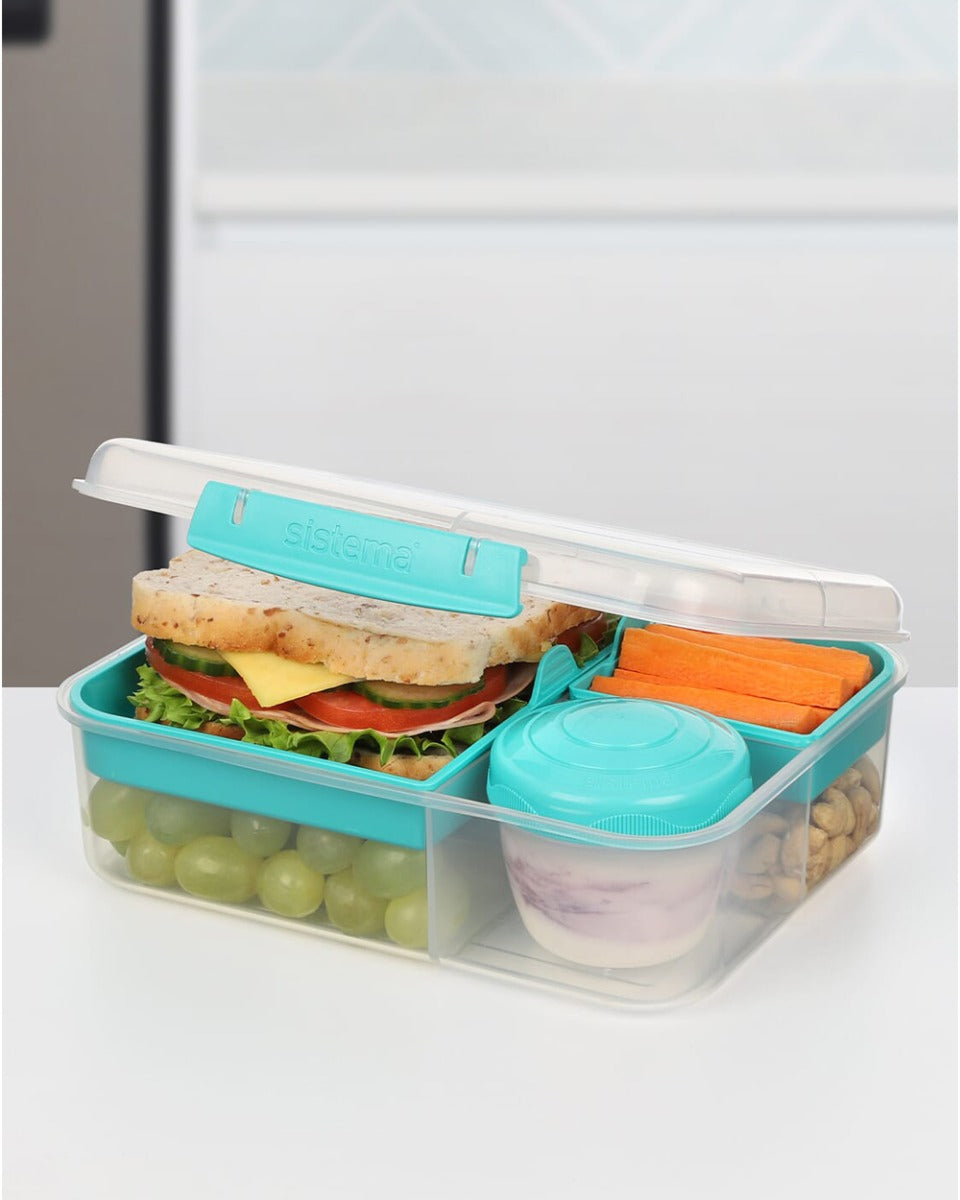 Sistema 1.65 Litre Bento Lunch To Go Minty Teal