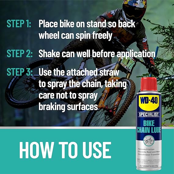 WD-40 Bike Chain Lube 6Oz