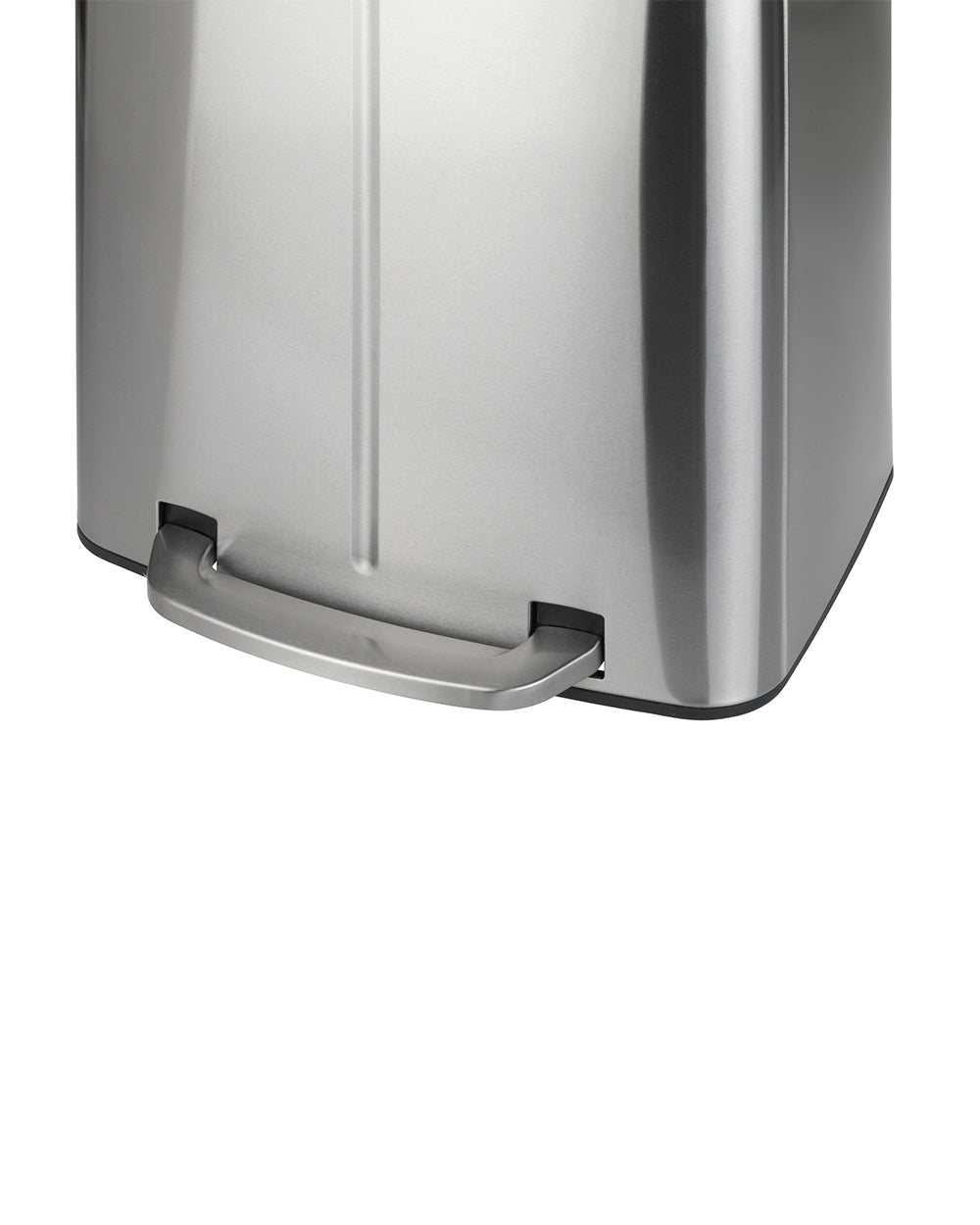 Wenko Pedal Bin Primo, Easy-Close, Stainless Steel 2 x 20 Liter