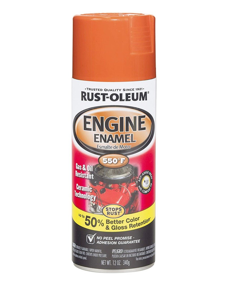 Rust-Oleum Ceramic Engine Enamel Chevy Orange