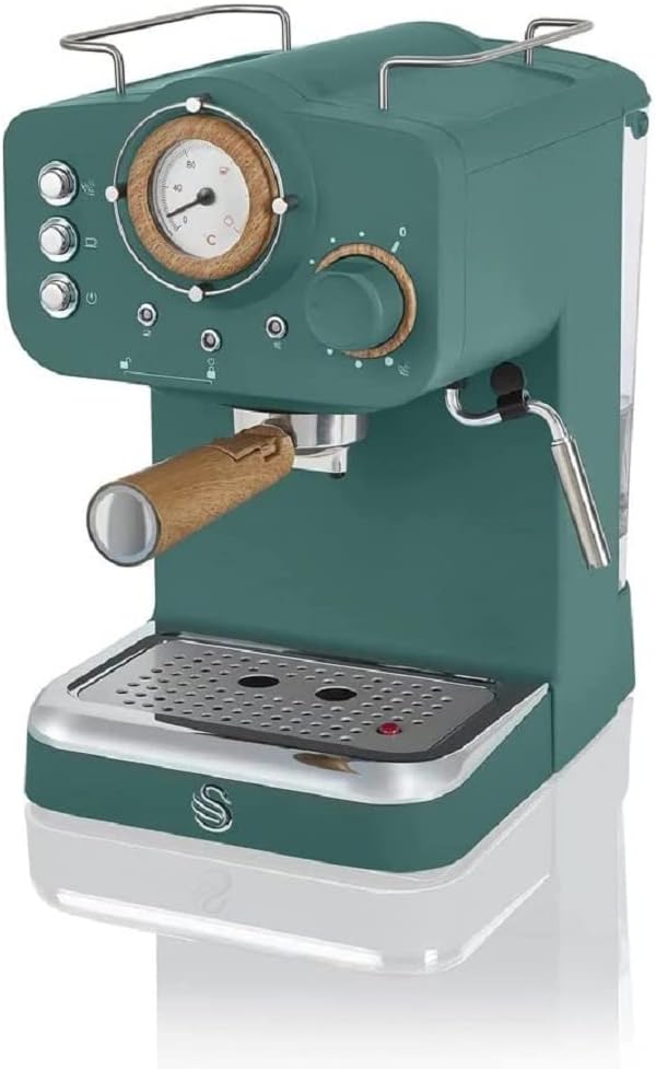Swan Pump Espresso Coffee Machine Pine Green