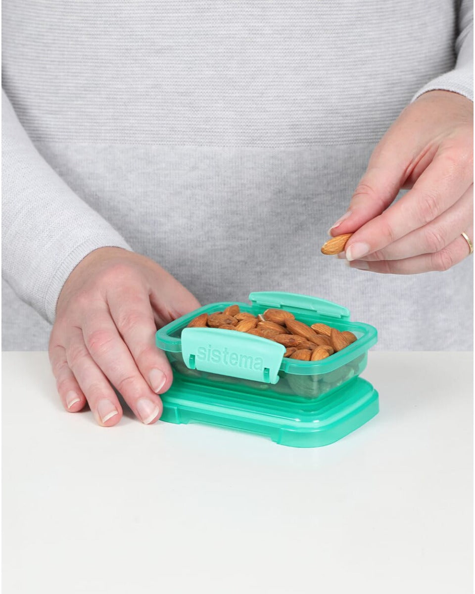 Sistema Rectangular Lunch Colored 3 Pack 200ML