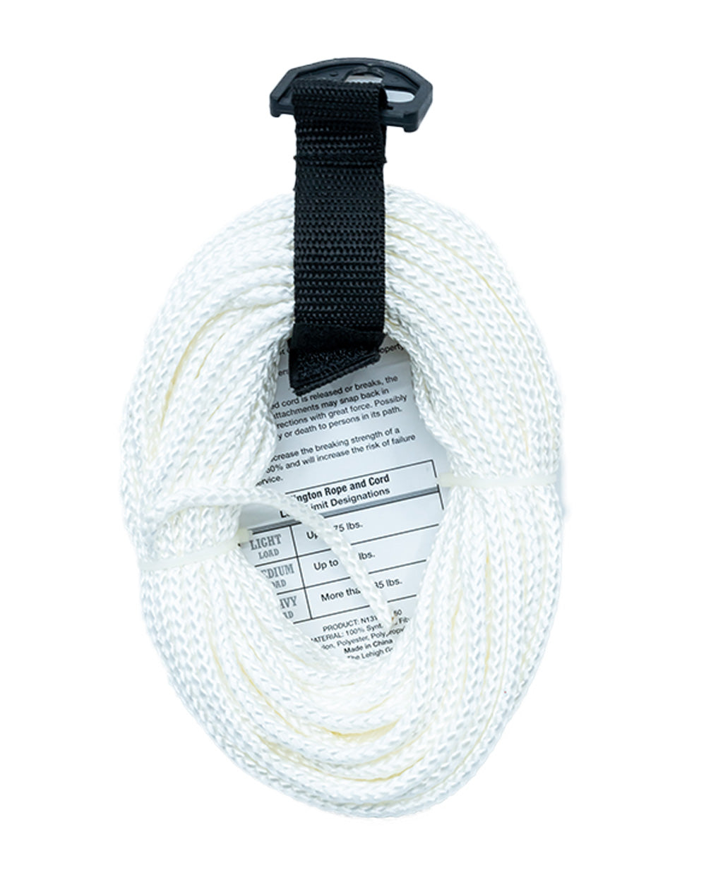 Wellington Cordage 3/16"x50' White Braid Rope