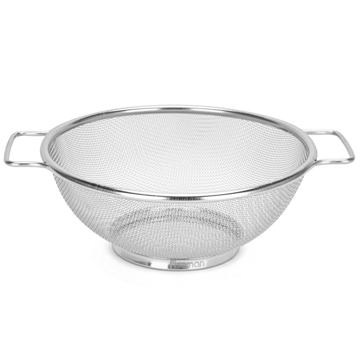 Fissman Round Stainer With Handle Silver 20cm