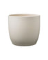 SK Basel Stone Flower Pot 19cm Vanilla