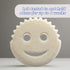 Scrub Daddy Scrub Mommy, Dual-Sided Scrubber & Sponge, Dye/Scratch Free White