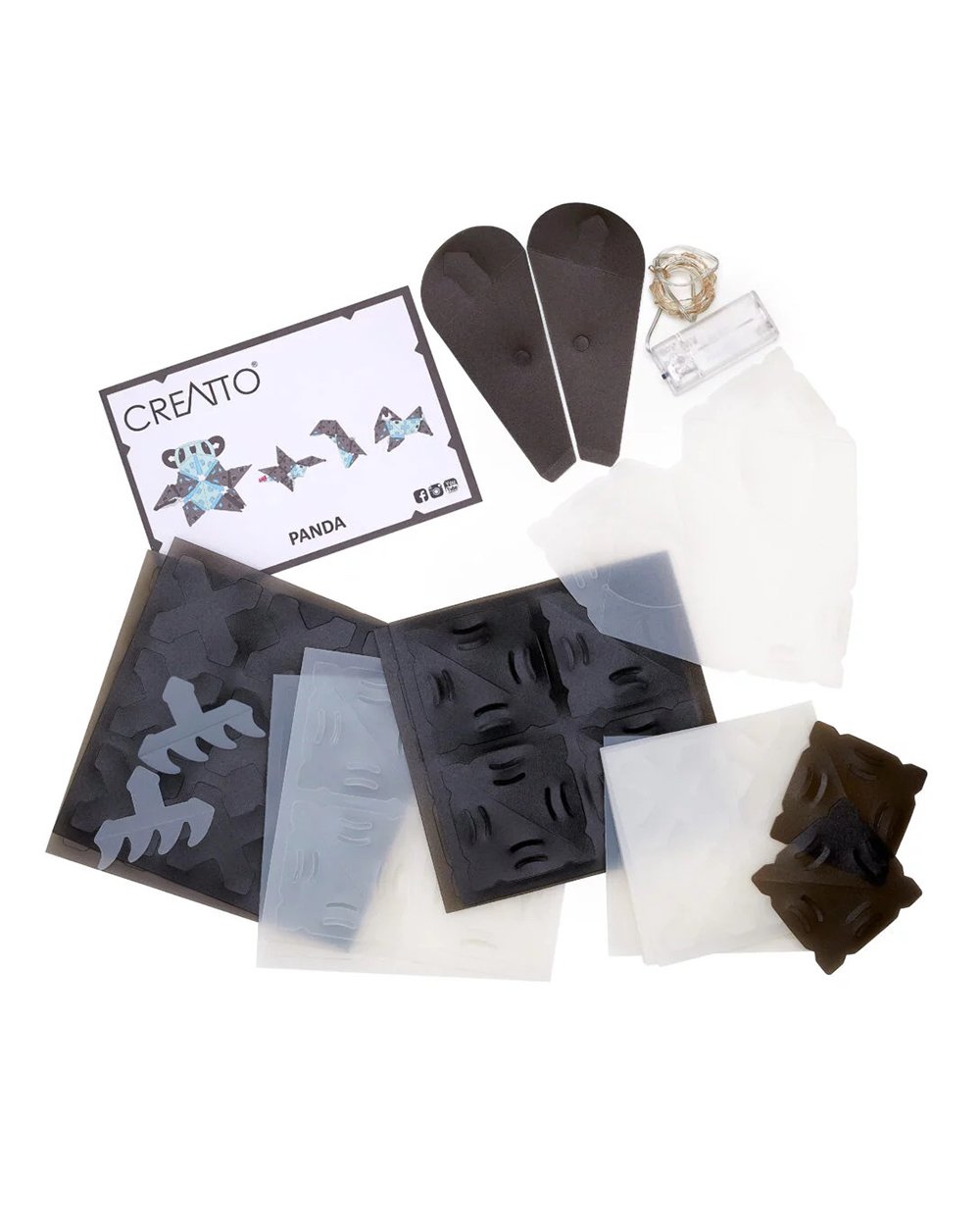Thames & Kosmos Creatto Panda Light-Up Crafting Puzzle Kit
