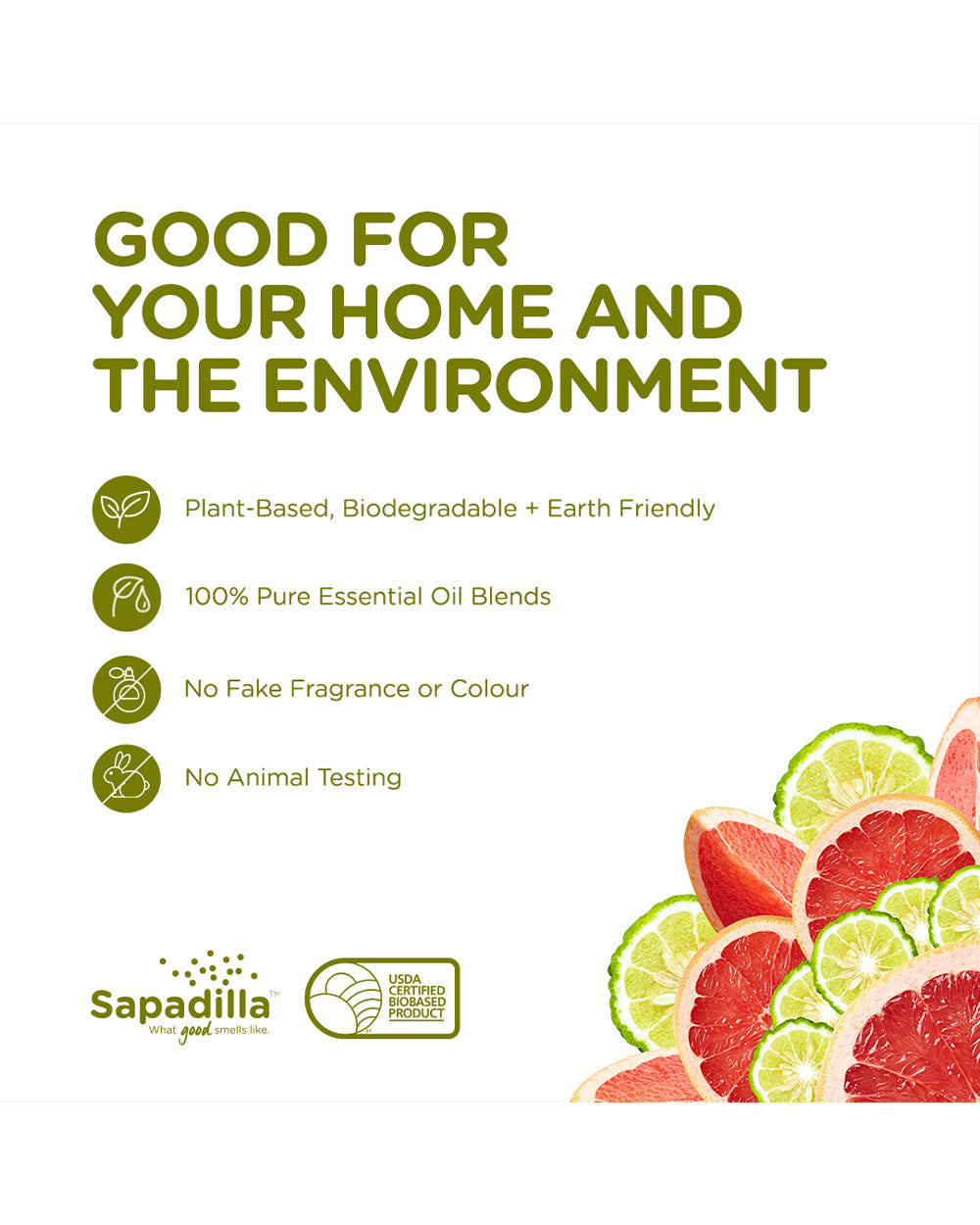 Sapadilla 16oz Dish Soap Grapefruit + Bergamot