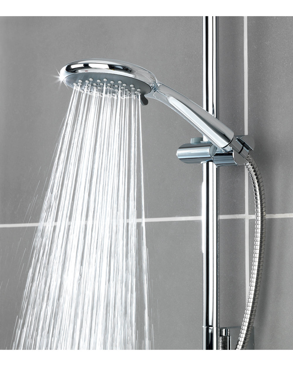 Wenko Water Saving Shower Head Grey