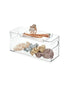 The Home Edit Hair Accessory Bin with Sliding Tray Clear