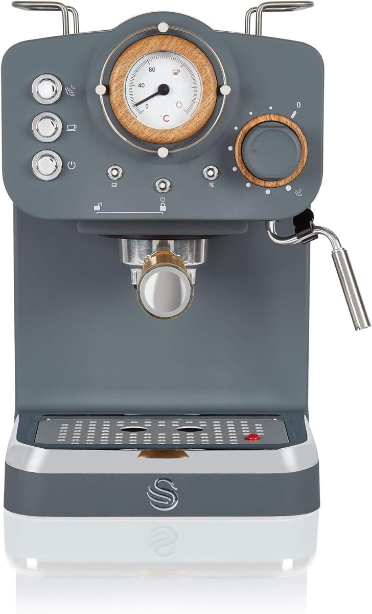 Swan Pump Espresso Coffee Machine Slate Grey