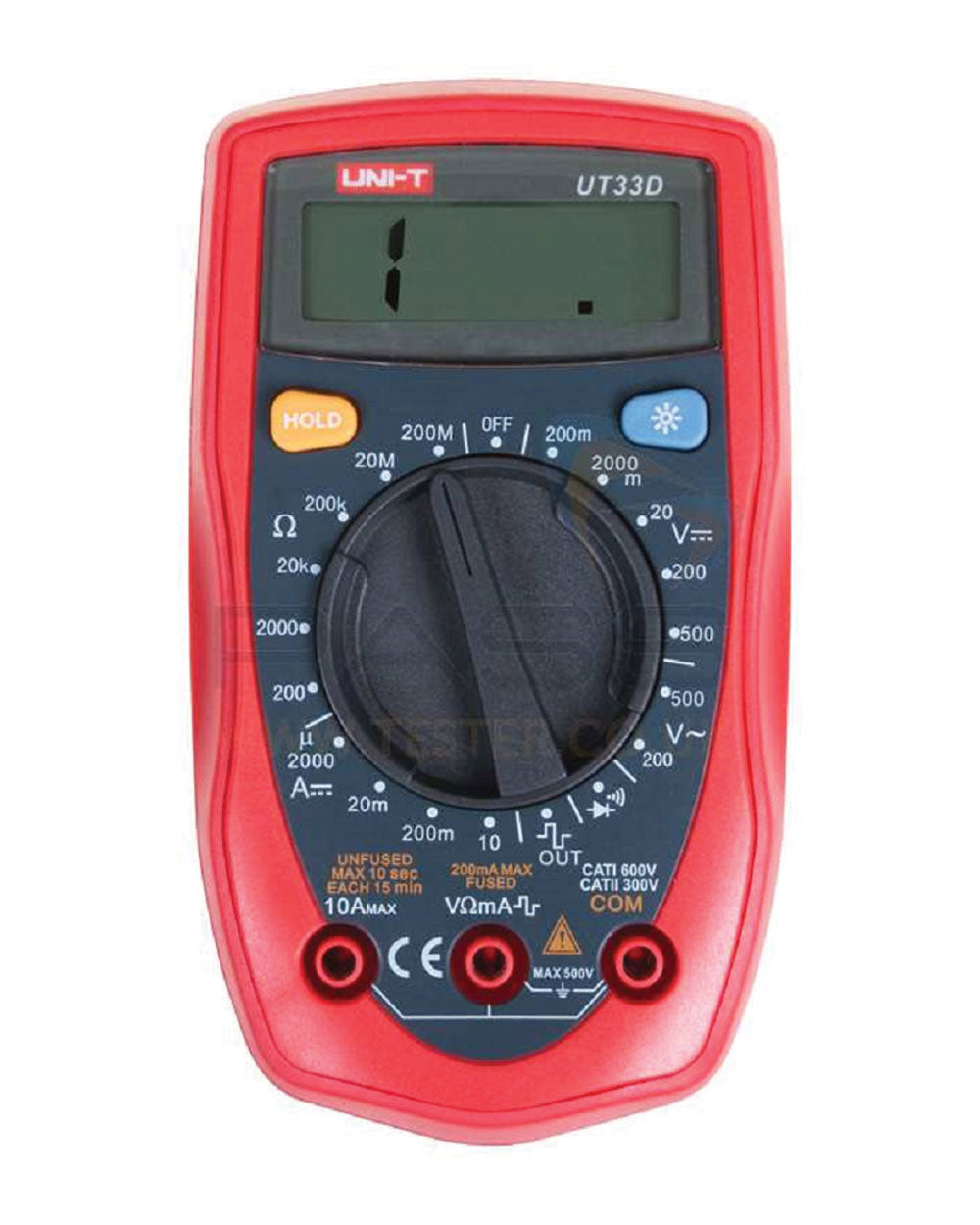 Uni-T Palm Size Digital Multimeter Resistance 200m And Square Wave