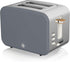 Swan Nordic Toaster 2 Slice Grey