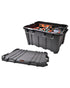 Tactix 135L Heavy Duty Storage Box 85 x 61 x 45 cm Black