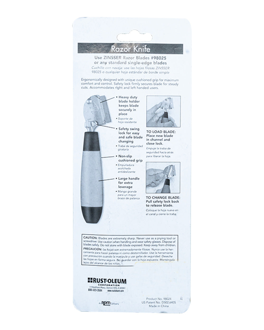 Zinsser Soft Grip Razor 5 Blade
