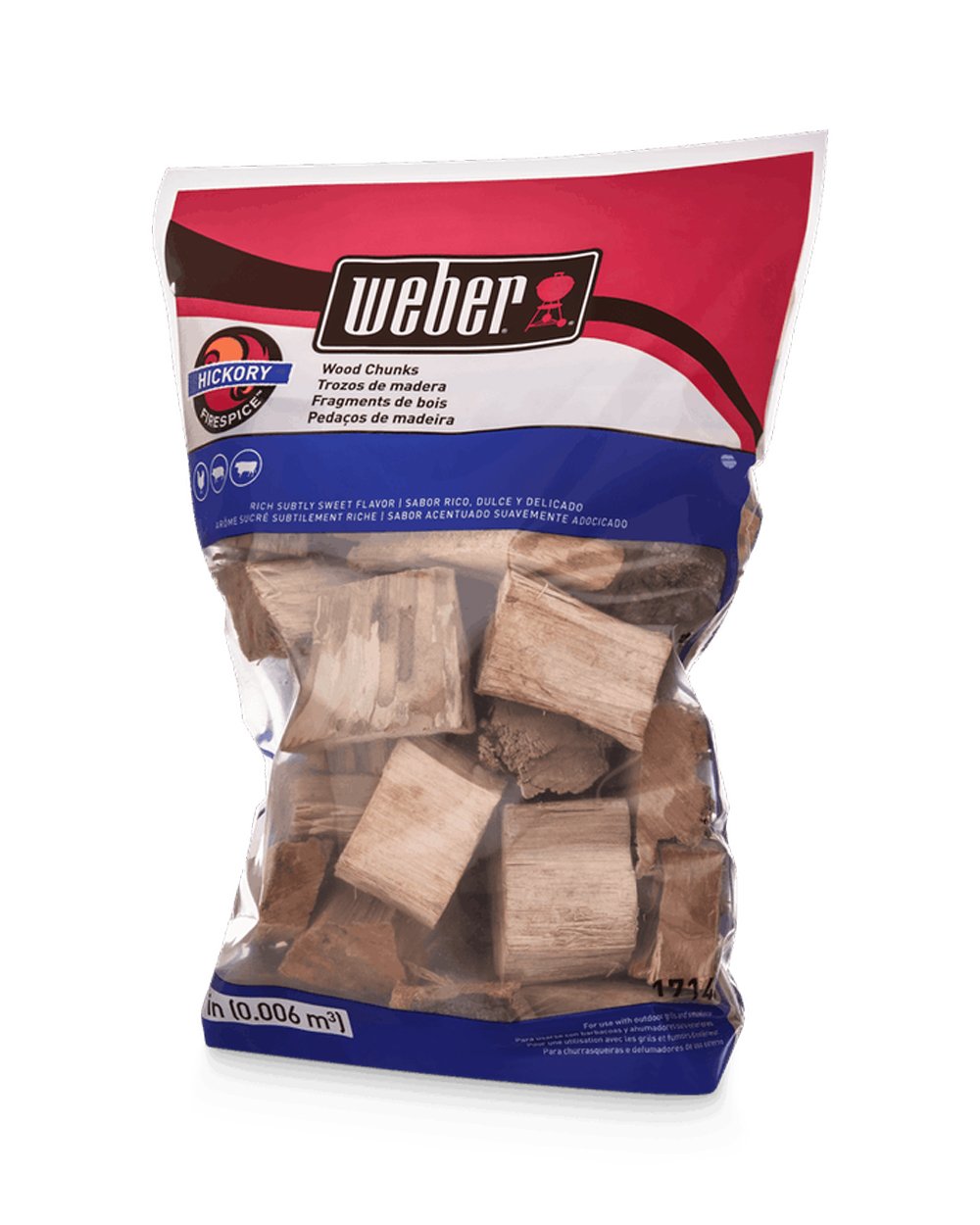 Weber 1.8Kg Hickory Wood Chunks