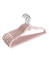 Wenko Flocking Hangers Lady 7 Pieces Rose