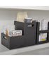 The Home Edit Narrow All Purpose Bin 10 x 7.5 x 6 inch Matte Black