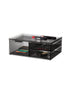Sarrah Tanno RPET 3 Drawer Cosmetic Organizer Matte Black
