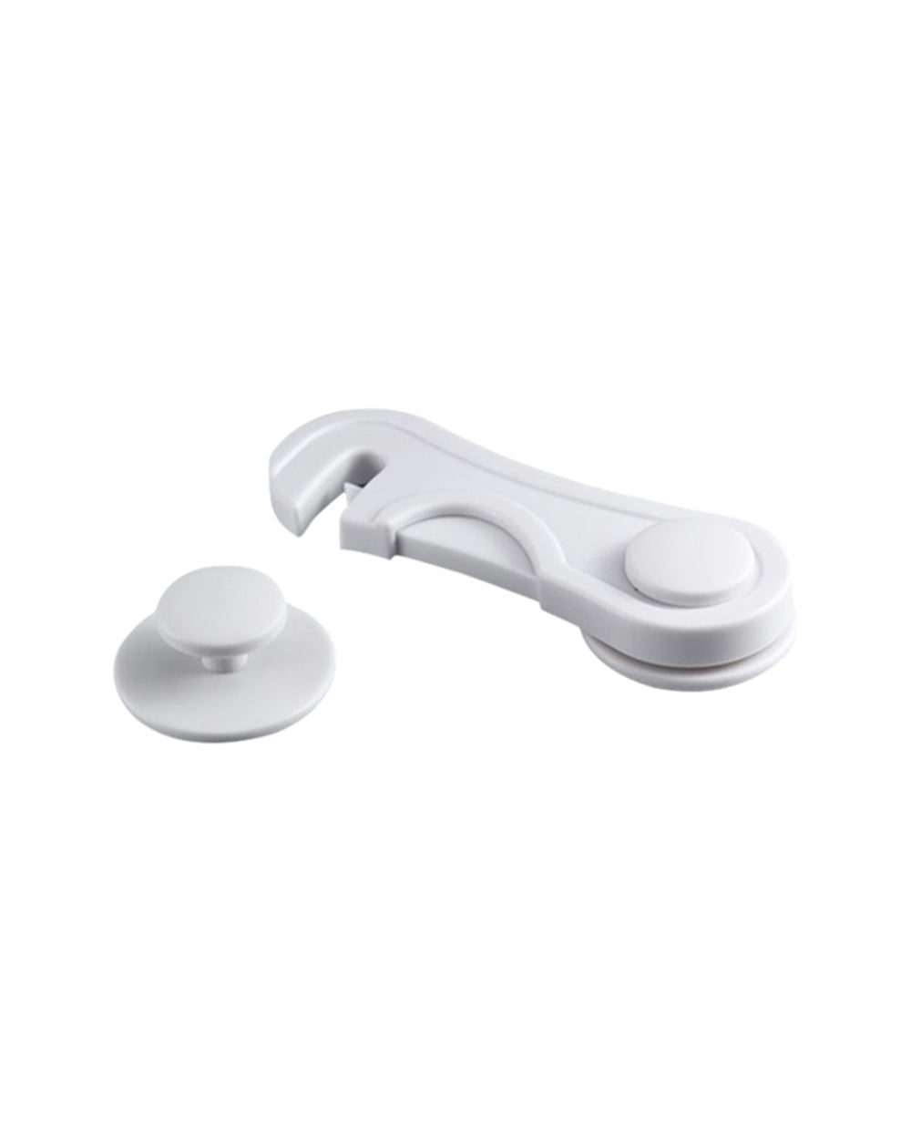Vee Seven Cabinet Lock 2 Door White