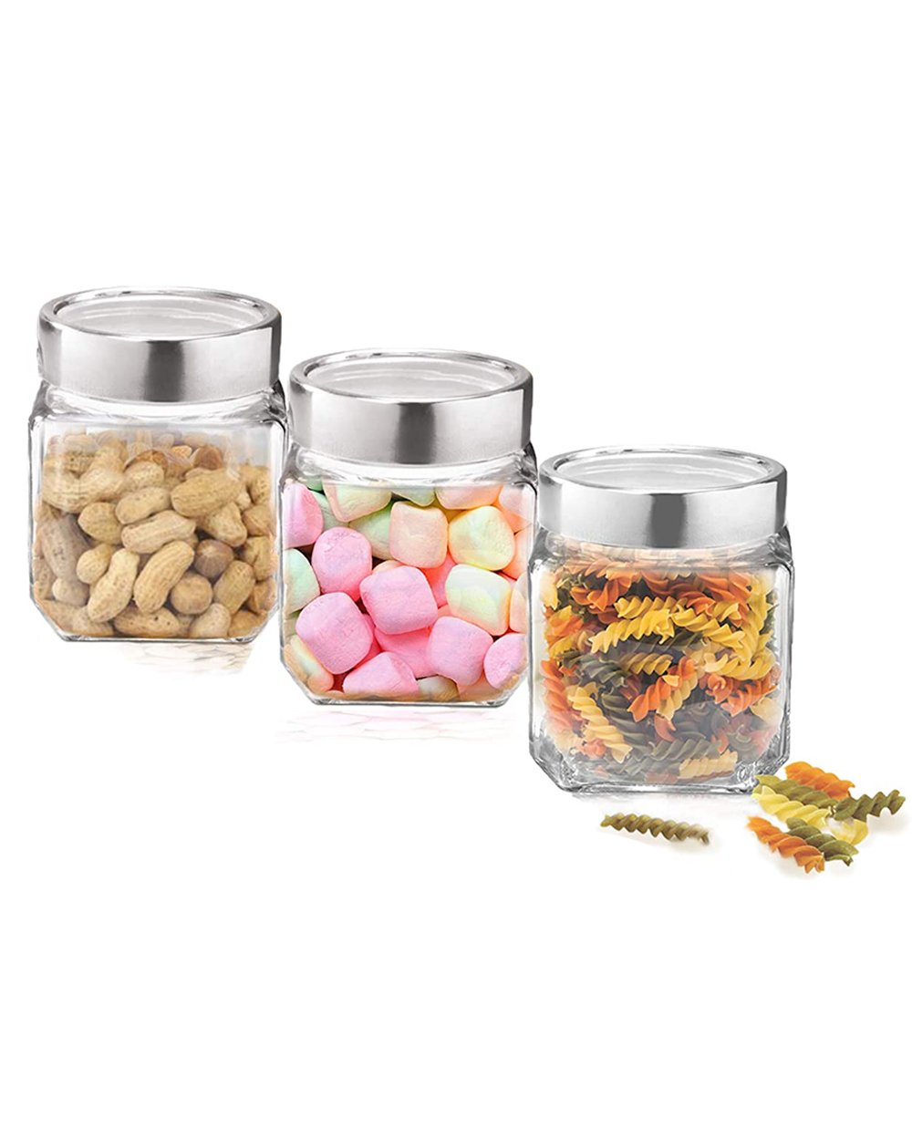 Treo 580ML Cube Jar Set of 3