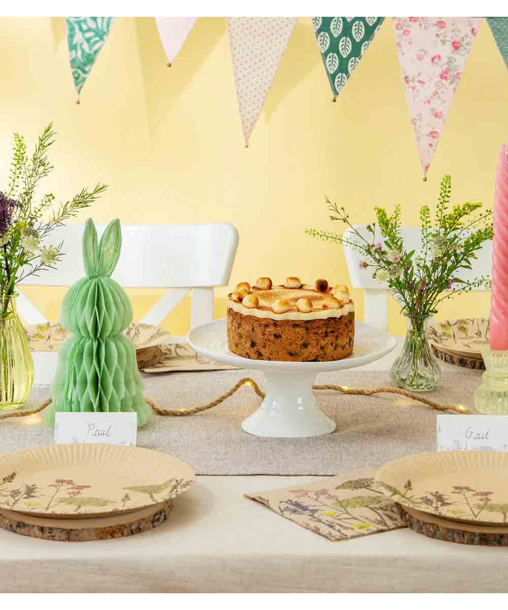 Talking Tables Meadow Freestanding Bunny Honeycomb Green