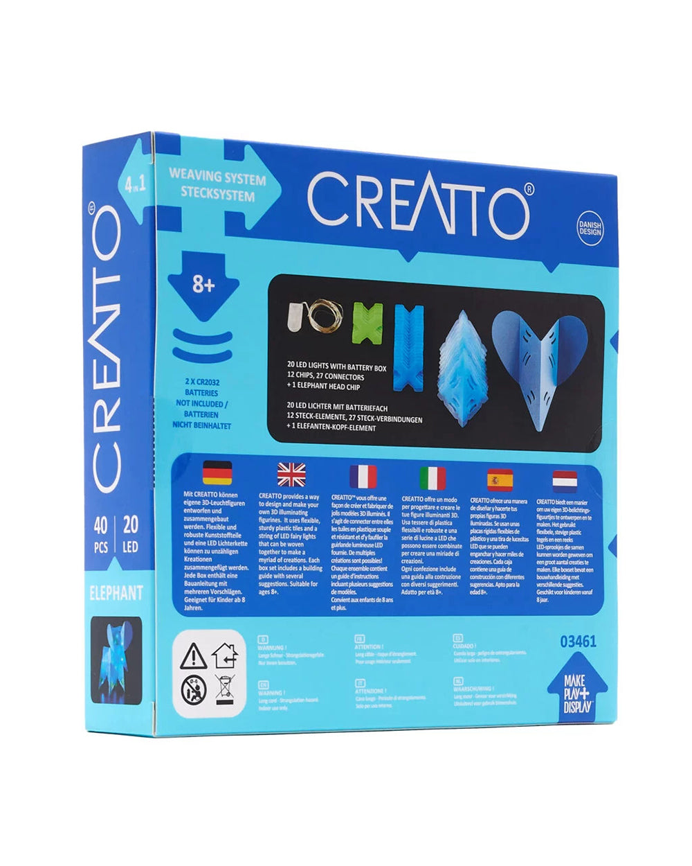 Thames & Kosmos Creatto Elephant Light-Up Crafting Puzzle Kit
