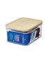 Rosanna Pansino Recycled Plastic Crisp 6 x 8 inch Bin with Wood Lid