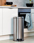Wenko Pedal Bin Leman Easy Close 30 Liter Stainless Steel