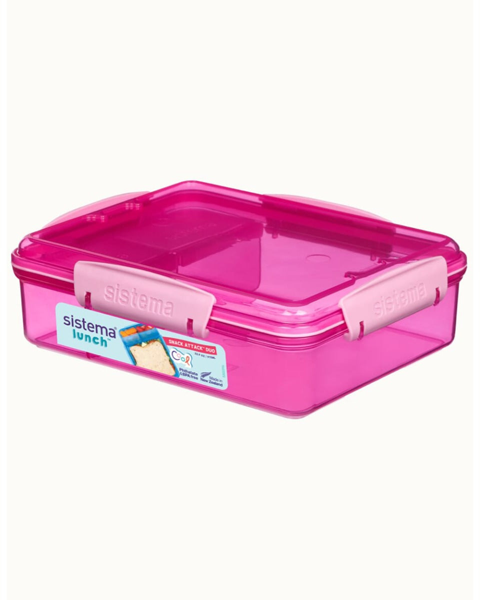 Sistema Snack Attack Duo 975ML Pink