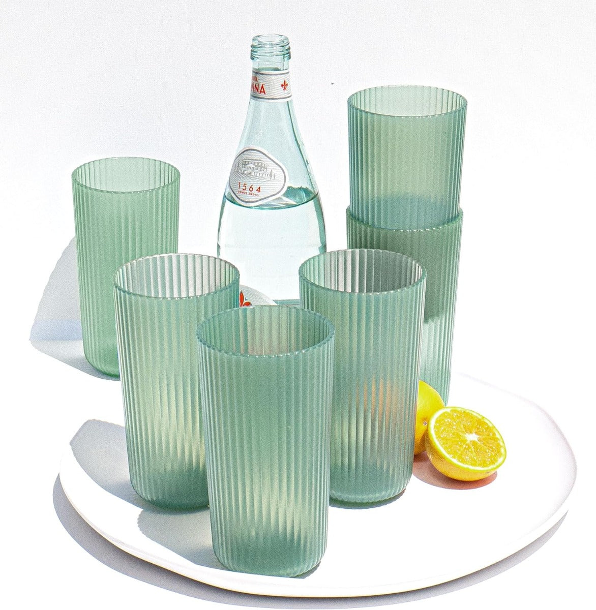 Tarhong 22oz Mesa Polypropylene Jumbo Aqua