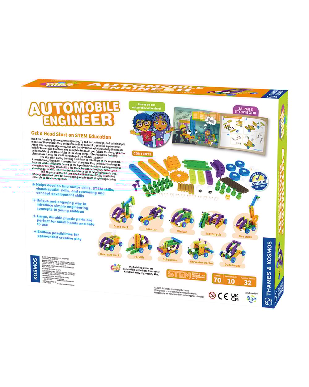 Thames & Kosmos Automobile Engineer Kit with Story Book