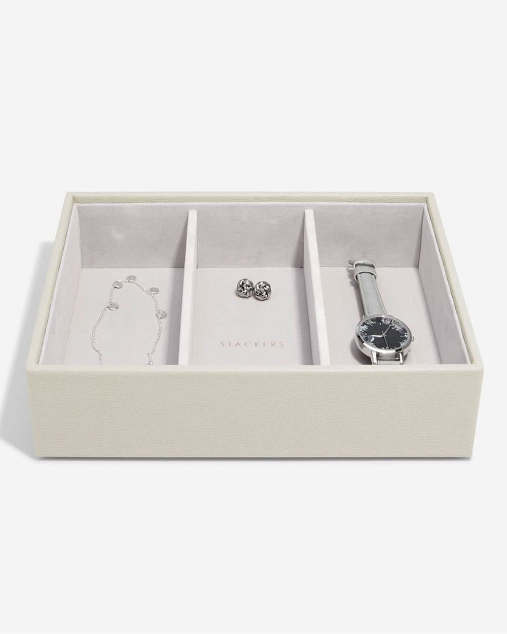 Stackers 3 Pieces Oatmeal Classic Jewellery Box