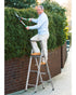Wenko 4 Step Aluminium Design Stepladder