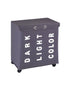 Wenko Laundry Bin Trivo Grey