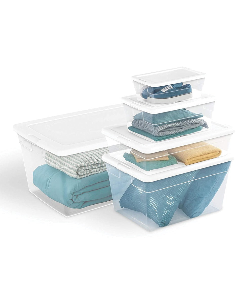 Sterilite Plastic Storage Lid Box - 16 Quart