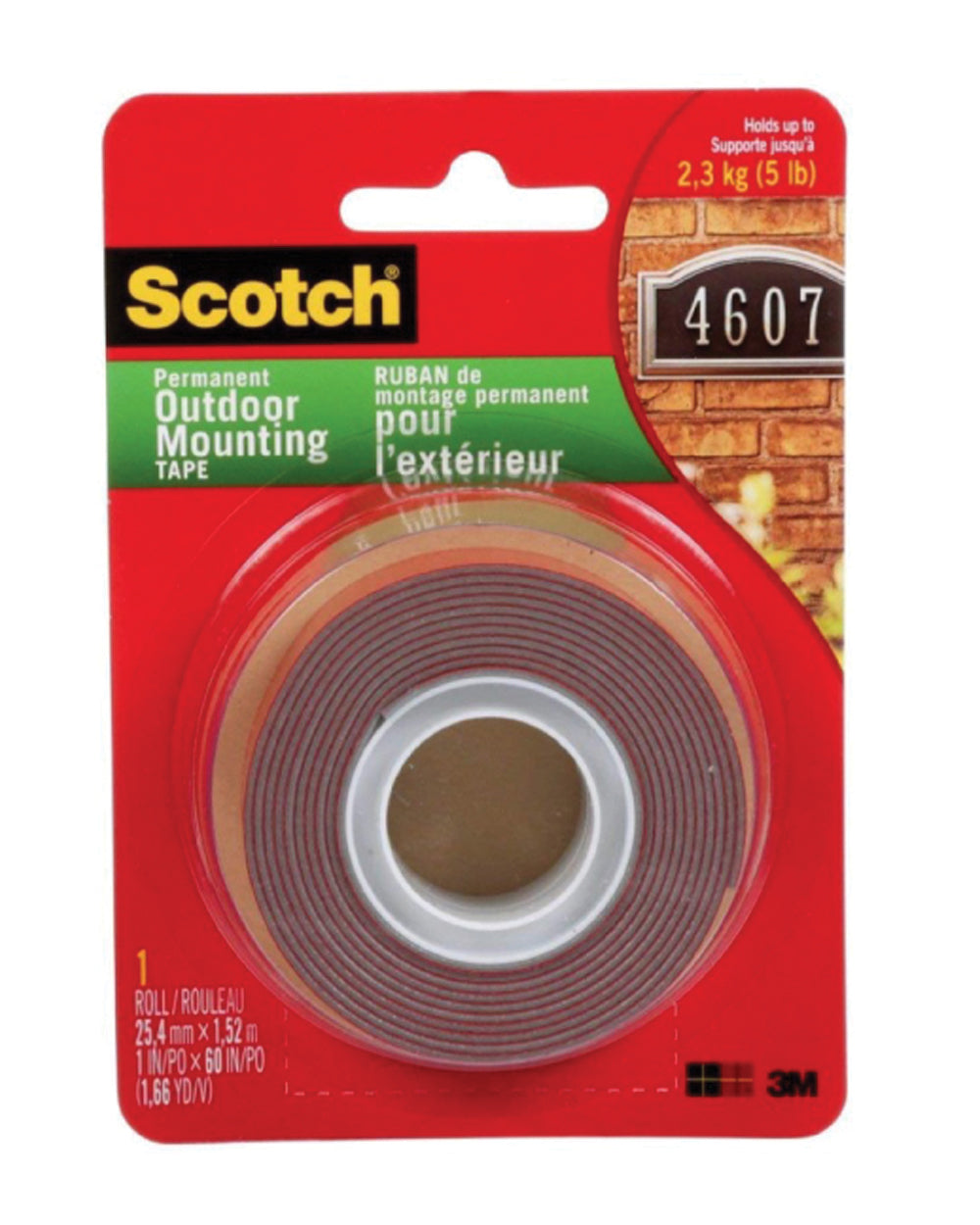 Scotch Super Strong Exterior Mounting Tape 25.4" x 1.52 Metre