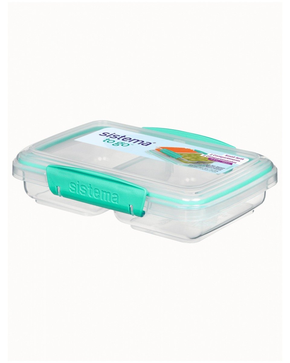 Sistema Small Split 350ml Teal Clip