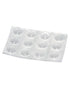 Tru-Guard 3/8 inch Clear Bumpers Pack of 12