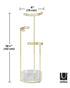 Umbra Tesora Jewelry Stand Brass