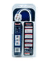 Oshtraco 2 Way Universal Extension 2M Cord + 2.4 Amp Usb X 2