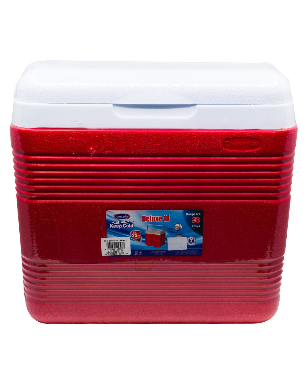 Cosmoplast Ice Box Deluxe 18L Red