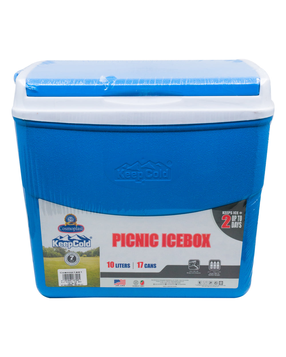 Cosmoplast Keepcold Ice Box 10L Blue