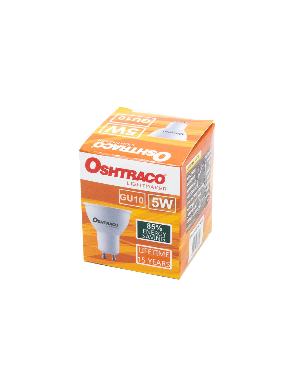 Oshtraco Led Lamp 5W Gu10 Warm White