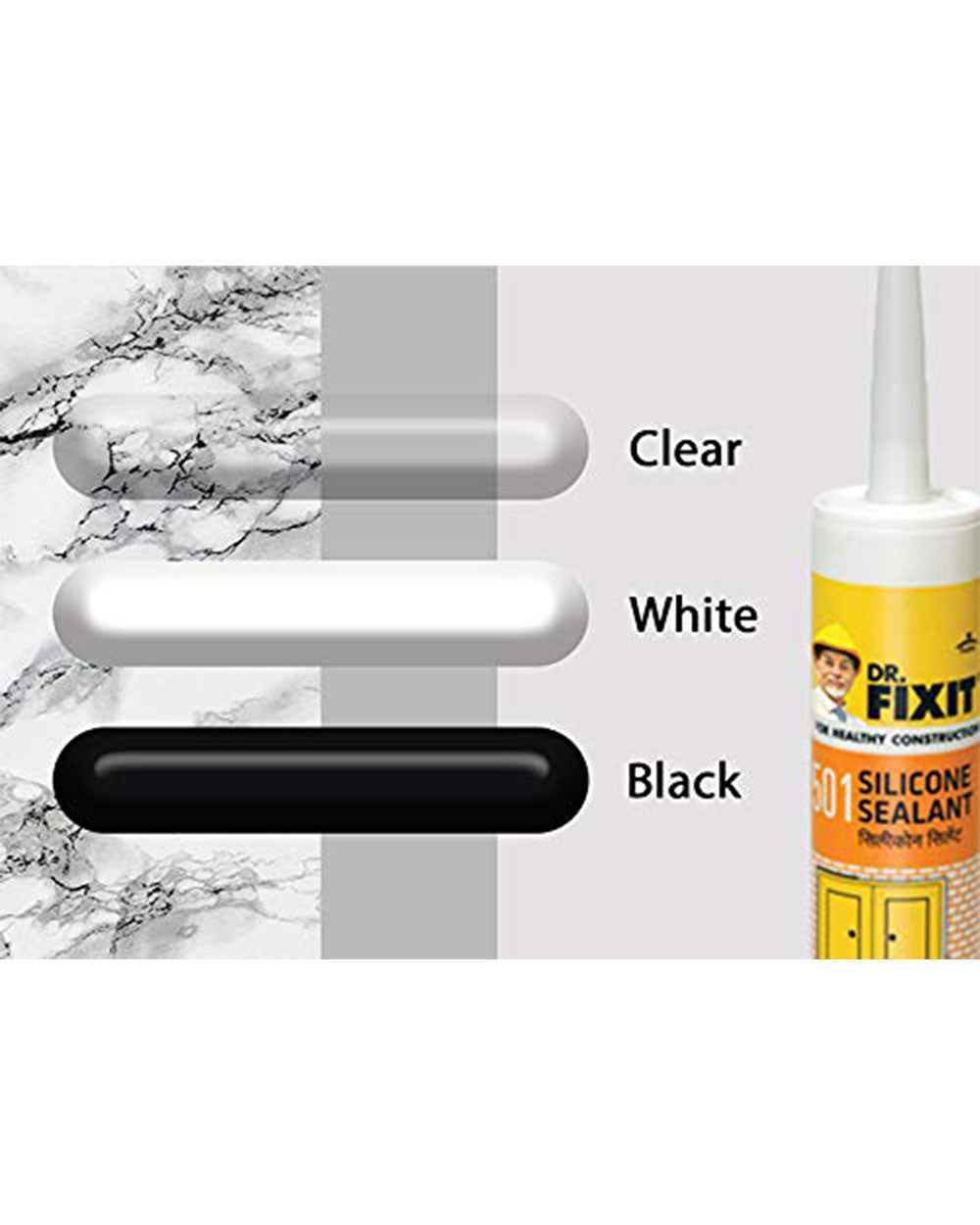 Dr. Fixit Silicon, White