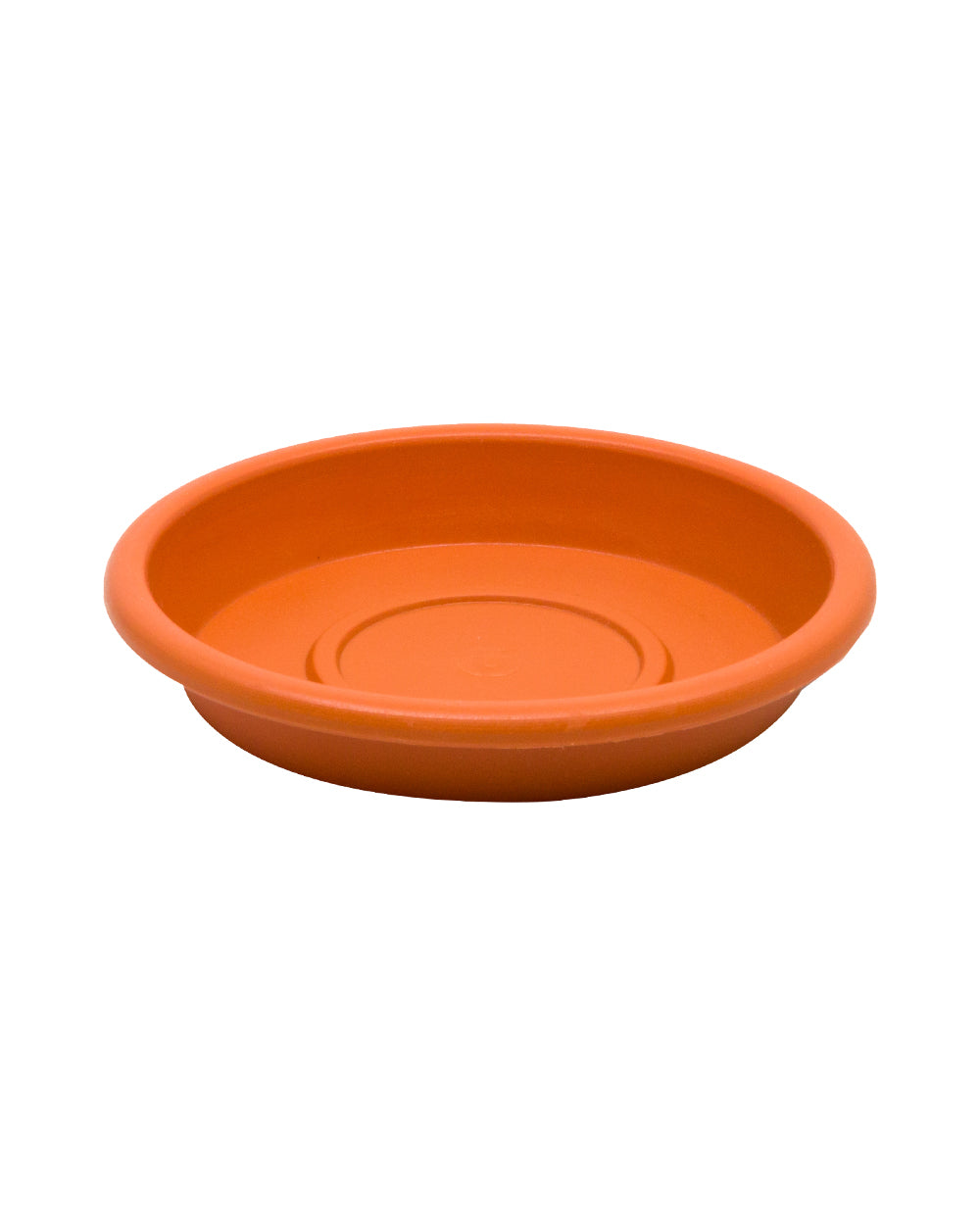 Cosmoplast Round Flower Pot 6 Inch Tray Terracotta