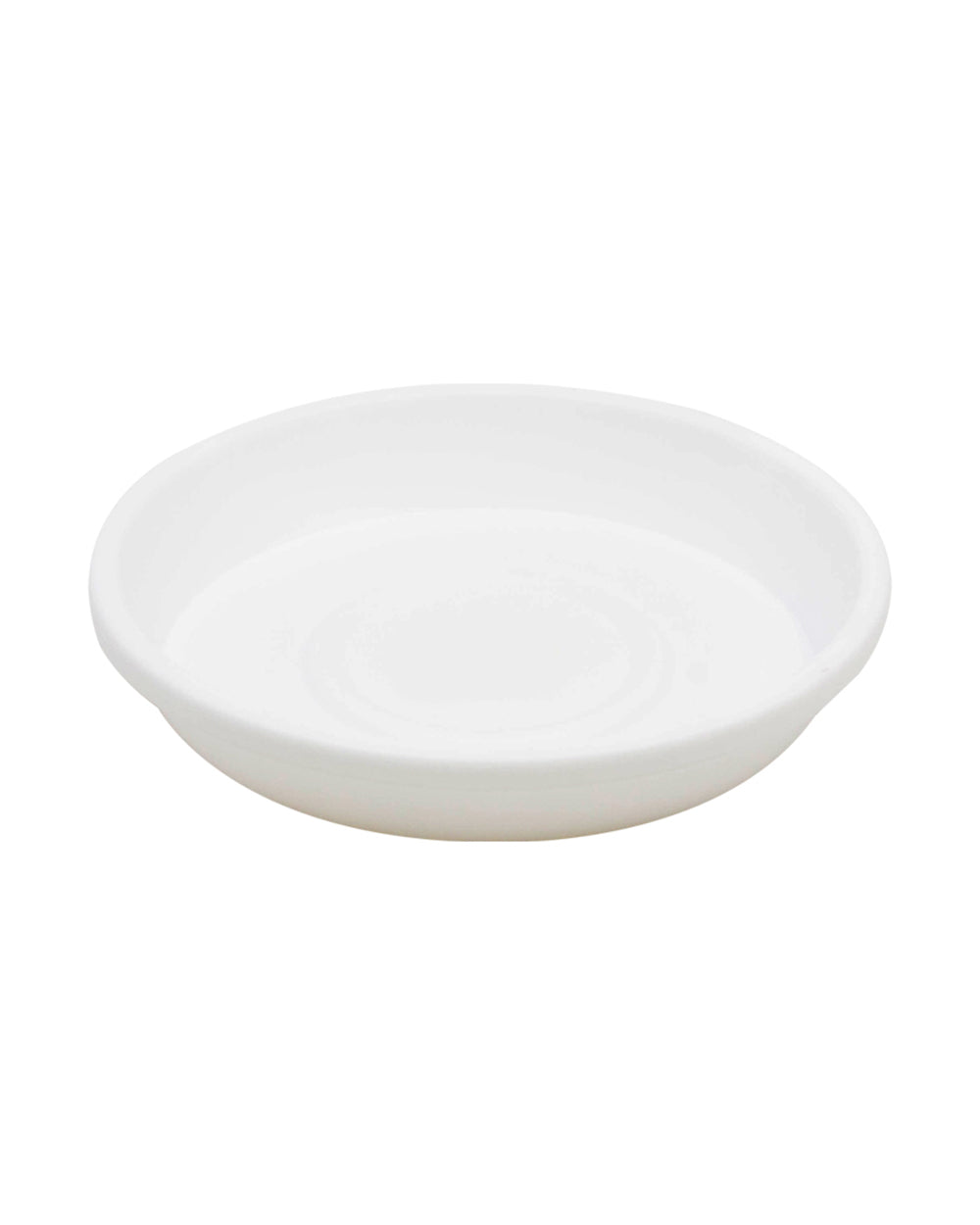 Cosmoplast Round Flower Pot 10 Inch Tray White