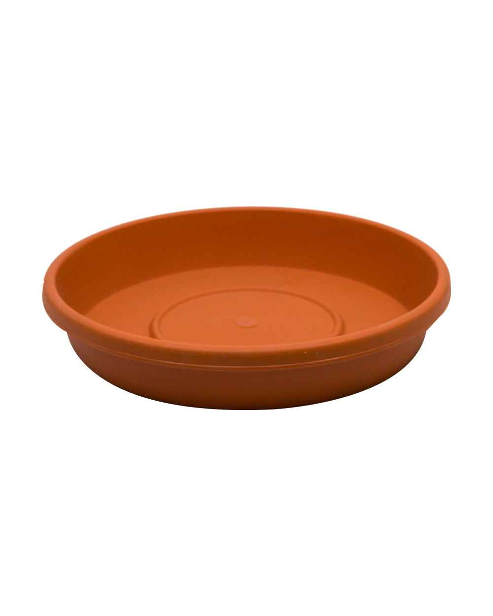 Cosmoplast Round Flower Pot 12 Inch Tray Terracotta